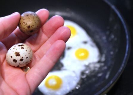 Huevos de codorniz para potencia