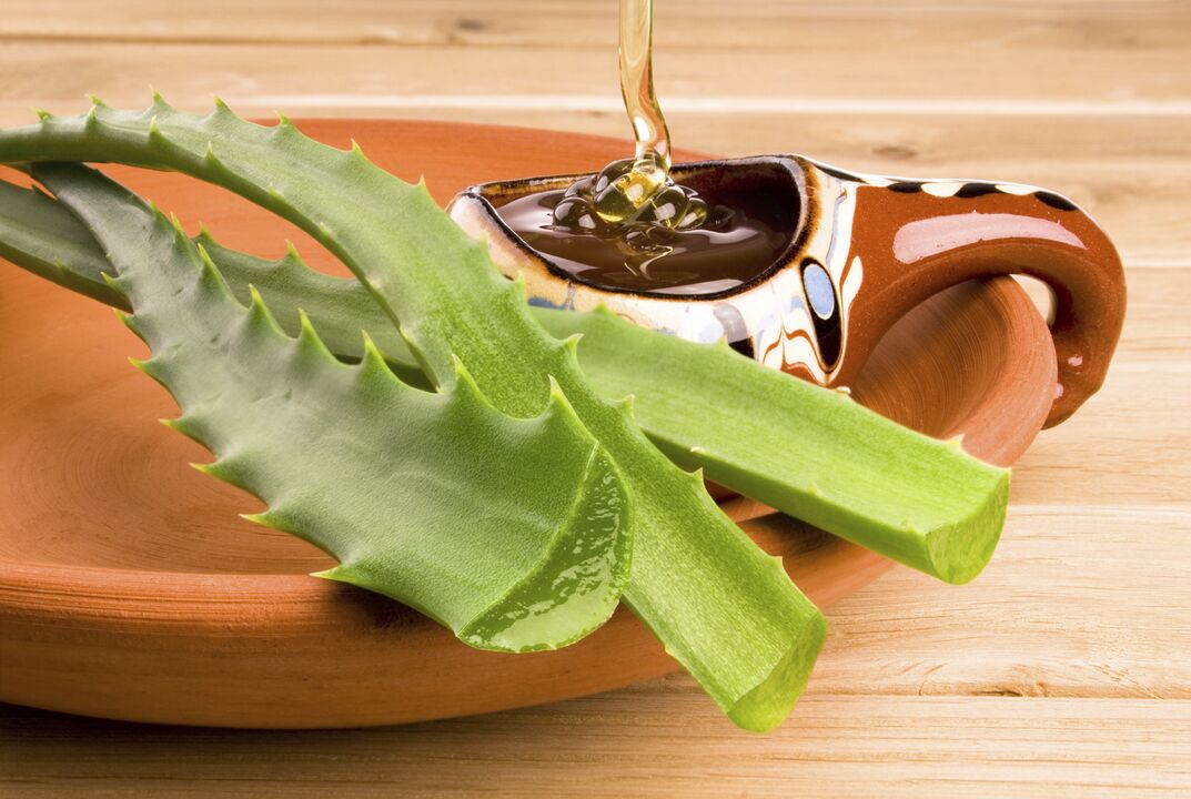 Jugo de aloe para aumentar la potencia. 