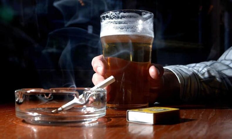 El alcohol reduce la potencia.